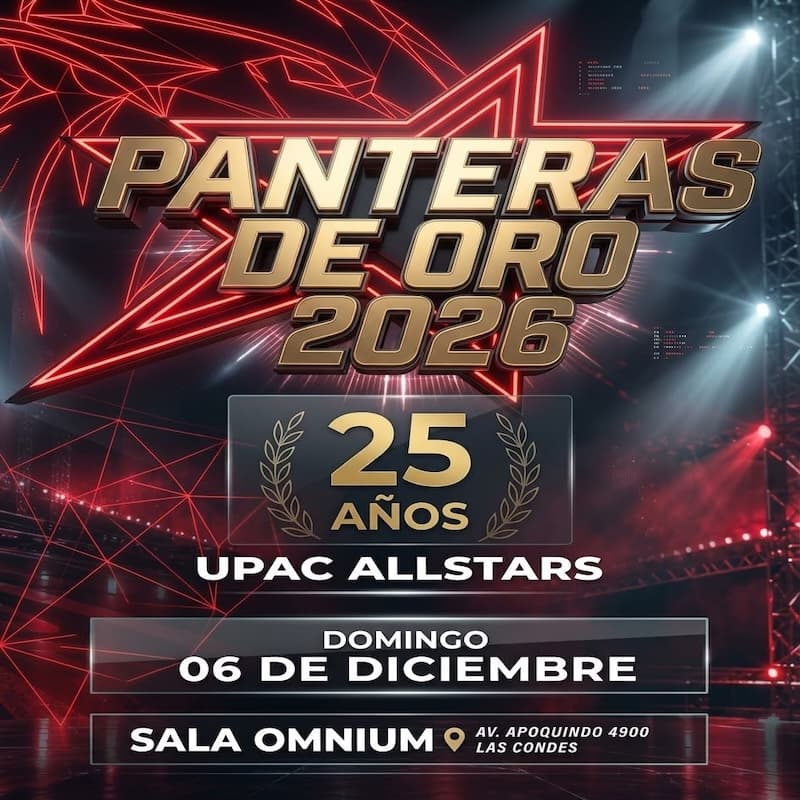 Panteras de Oro 2026: Aniversario 25 Años UPAC Allstars